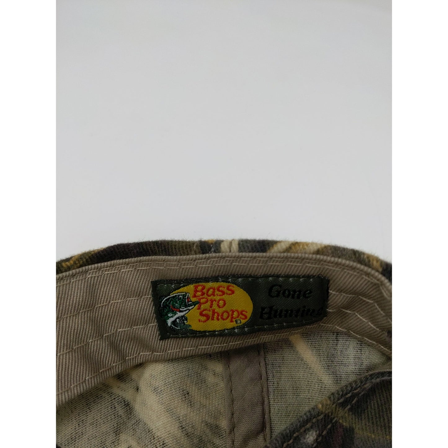 Bass Pro Shops Camo Strapback Hat OSFM Advantage Max 4 HD Camouflage Green Brown