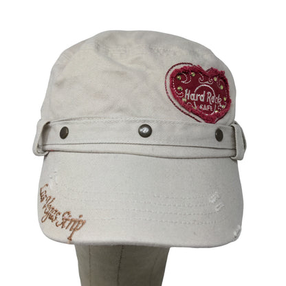 Hard Rock Cafe Women's Las Vegas Strip Cadet Cap Beret Tan W/Tags