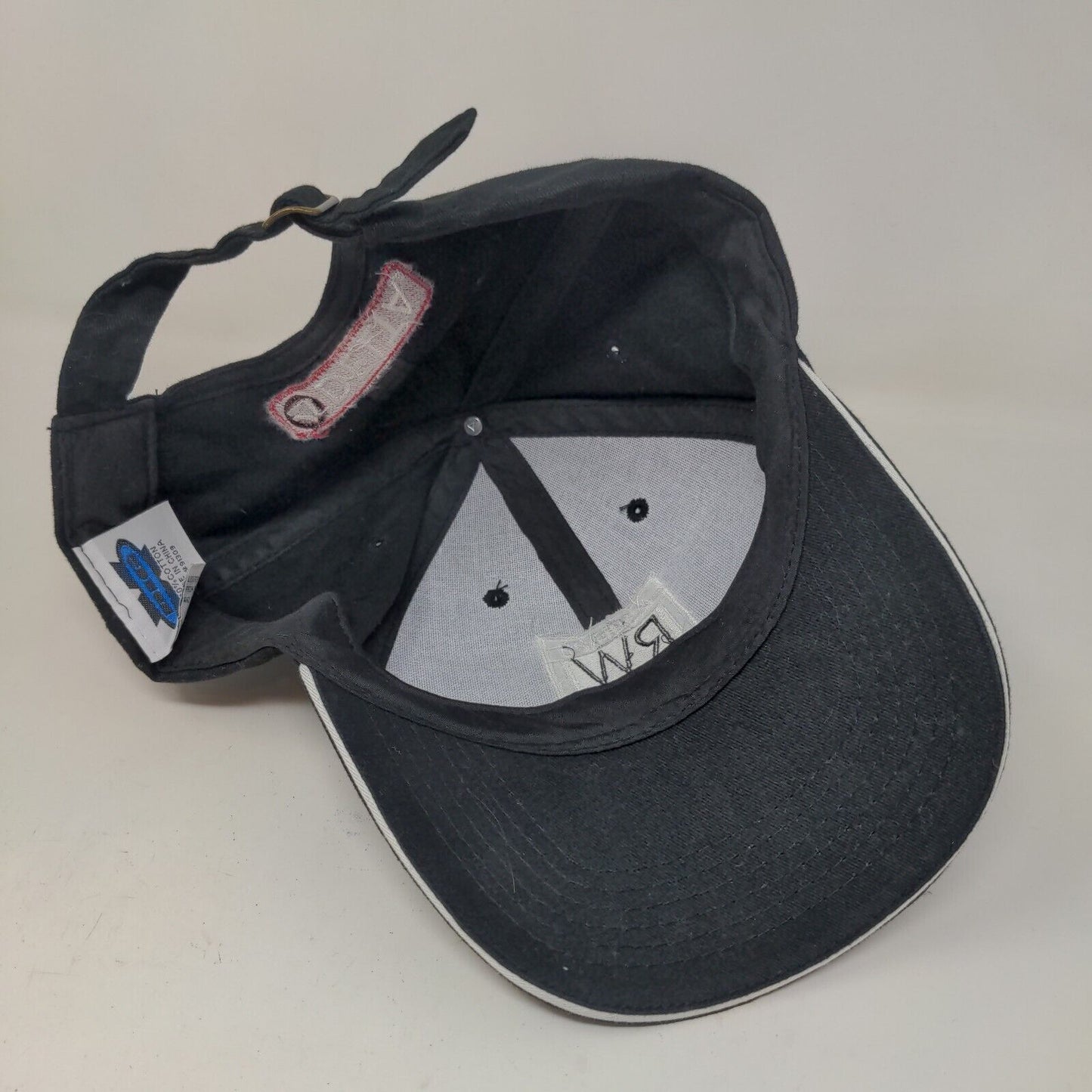 Delta Faucet Ramapo Wholesalers Men's Slideback Hat black Embroidered Logo