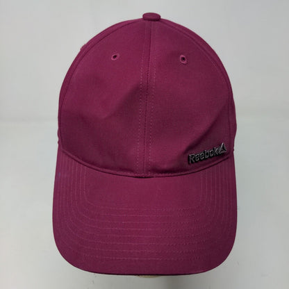 Reebok Women's Slideback Hat Red Burgundy Size OSFW Spell Out Logo