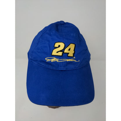 NASCAR William Byron #24 Strapback Hat Blue Embroidered Spell Out OSFM