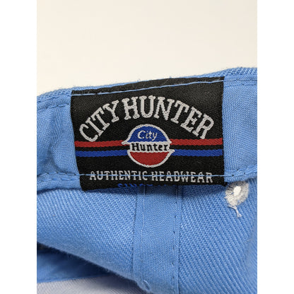 City Hunter New Orleans Strapback Adjustable Hat Cap Blue & White Embroidered