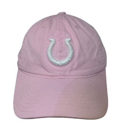 Reebok NFL Girl's Slideback Hat Pink OSFA Indianapolis Colts Embroidered Logo