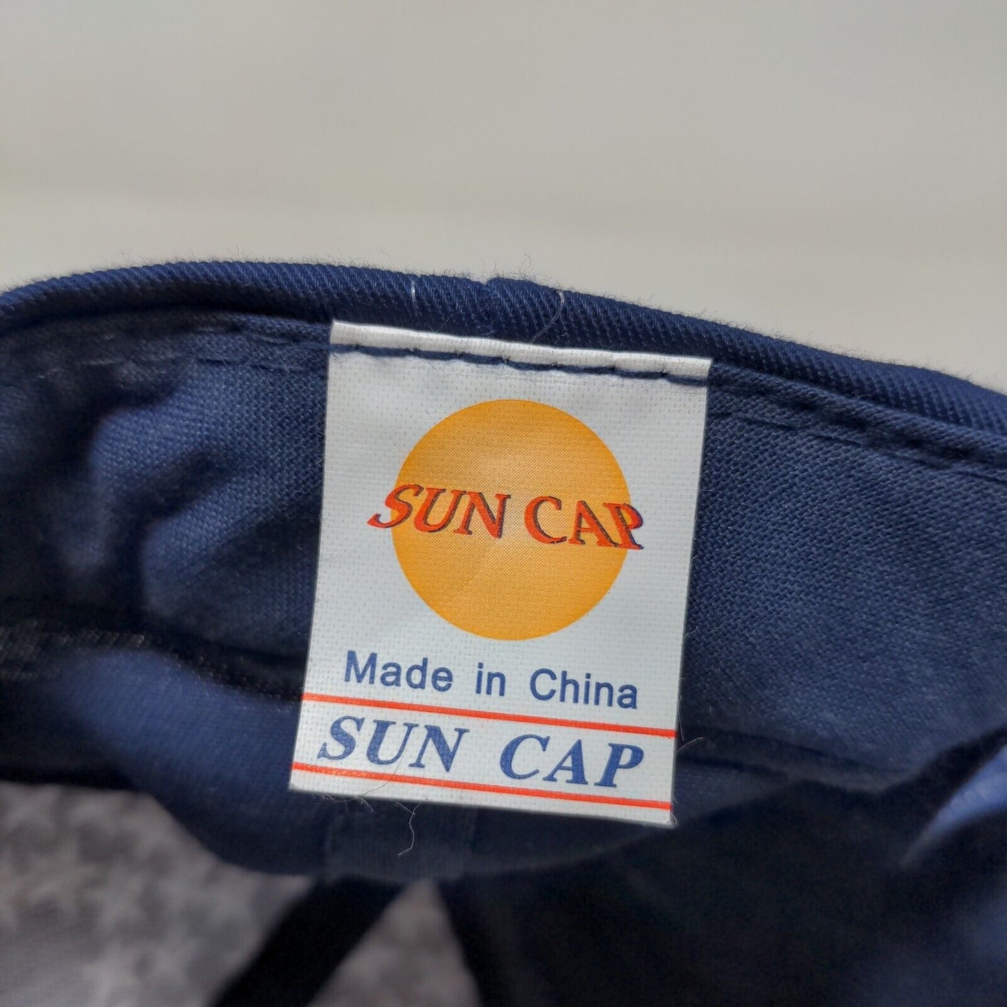 Sun Cap Men's Broadway Truck Centers Slideback Hat Blue Embroidered Logo