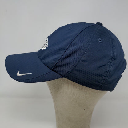 Nike Golf Men's Freckles Strapback Hat Blue OSFA Embroidered Logo