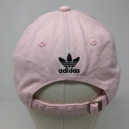 Adidas Women's Slideback Hat Pink Size OSFA Embroidered Trefoil Logo 100% Cotton