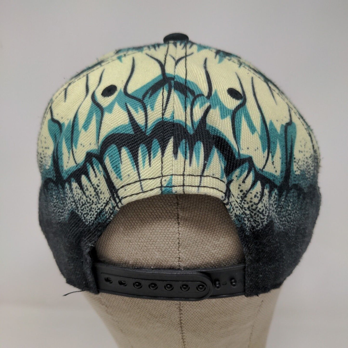 IT Men's Snapback Hat All Over Print Black OSFM Horror Movie Pennywise Official