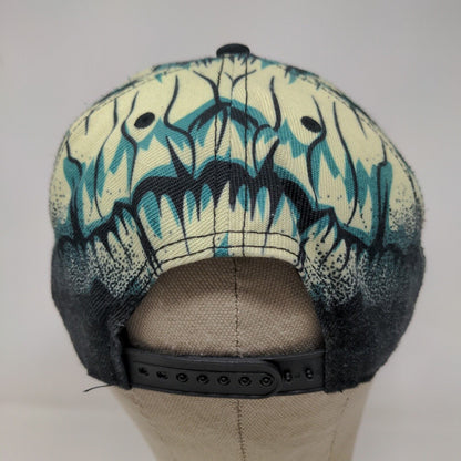IT Men's Snapback Hat All Over Print Black OSFM Horror Movie Pennywise Official