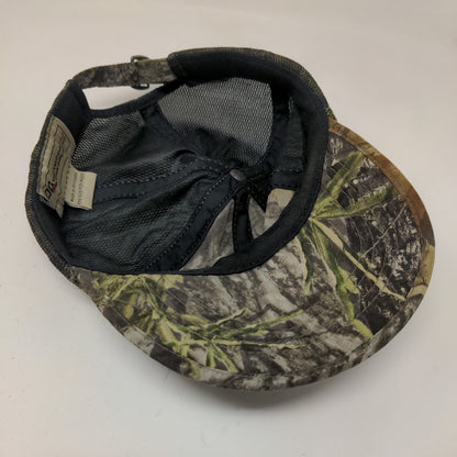 Mossy Oak Men's Slideback Camo Hat Green Brown OSFM Mesh Back