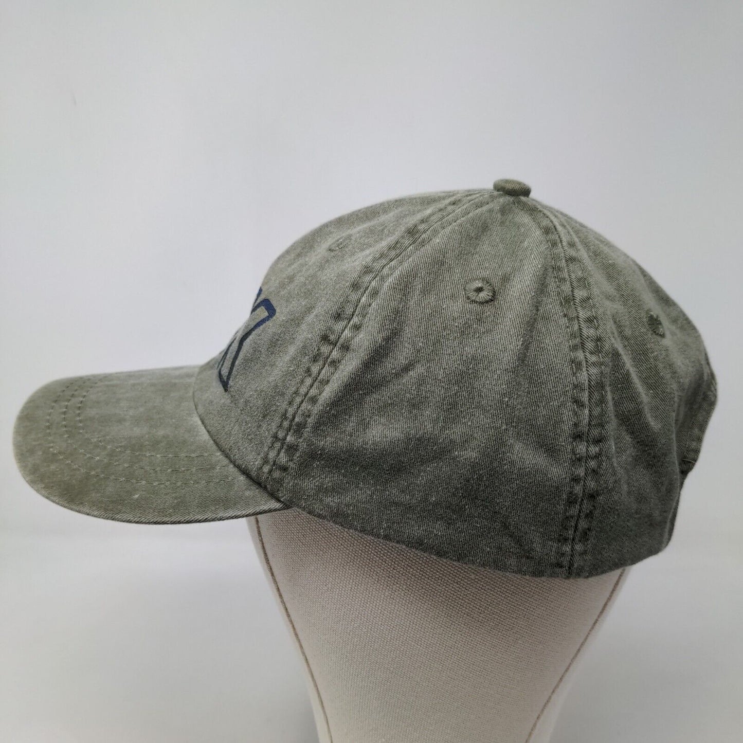 Adams Men's Slideback Hat Green Adjustable Graphic ADK Logo Cheese.com