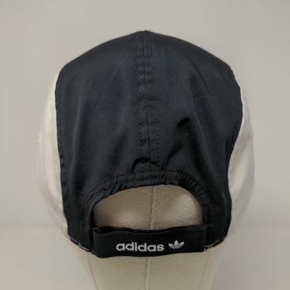 Adidas Men's Strapback Hat Black White OSFM Graphic Trefoil Logo