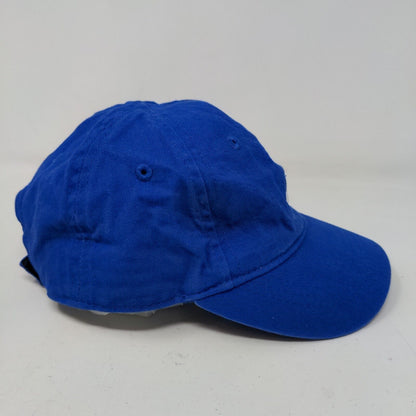 Nike Baby Infant Strapback Hat Blue Embroidered Swoosh Logo Cotton