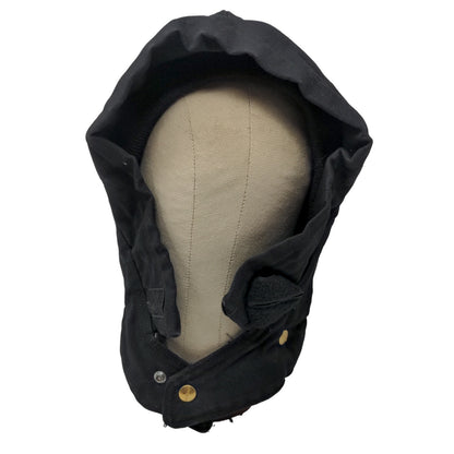 Carhartt Men's Detachable Hood Black Vintage Made in USA A02 BLK