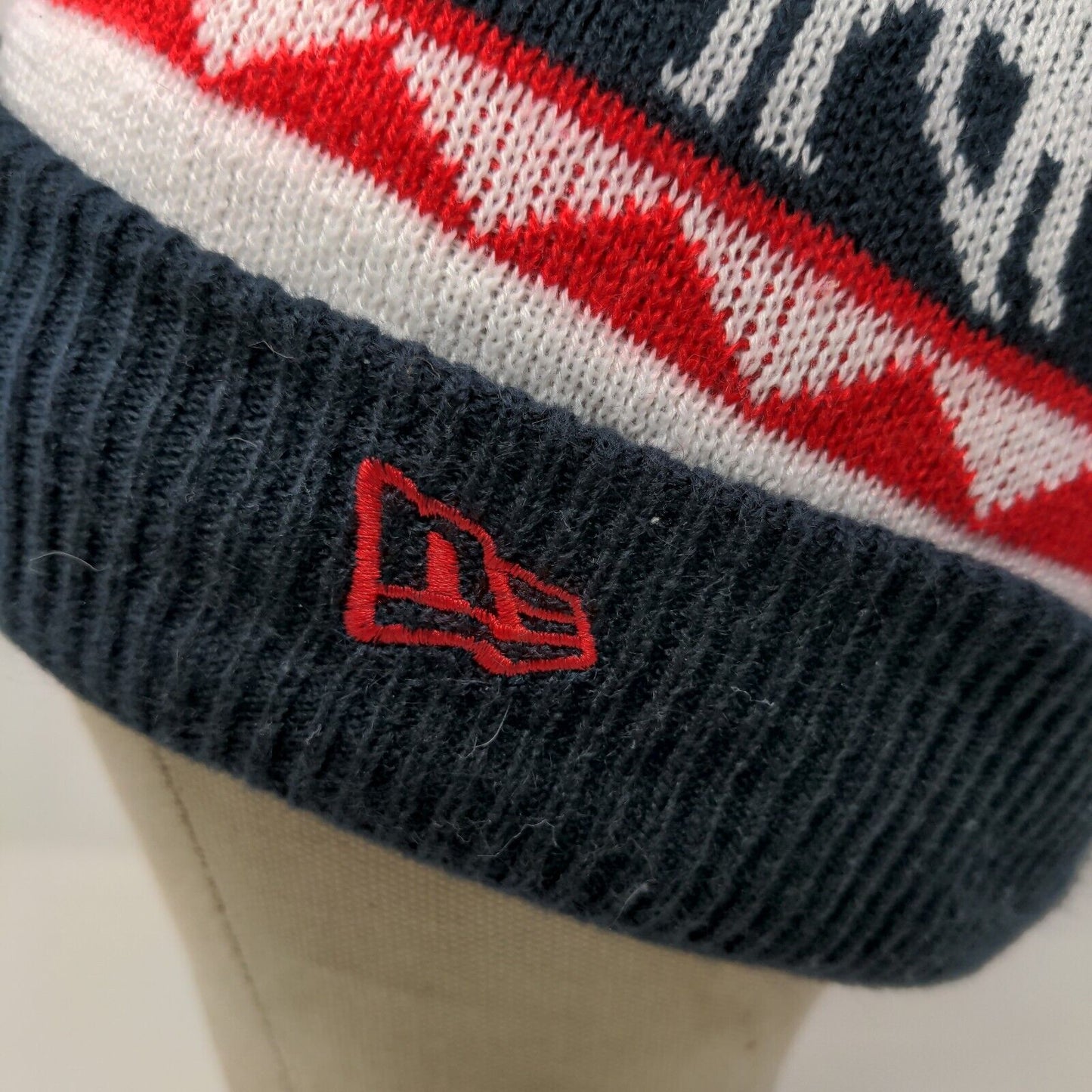 New Era Men's NFL New England Patriot's Knit Beanie Hat Cap Multi
