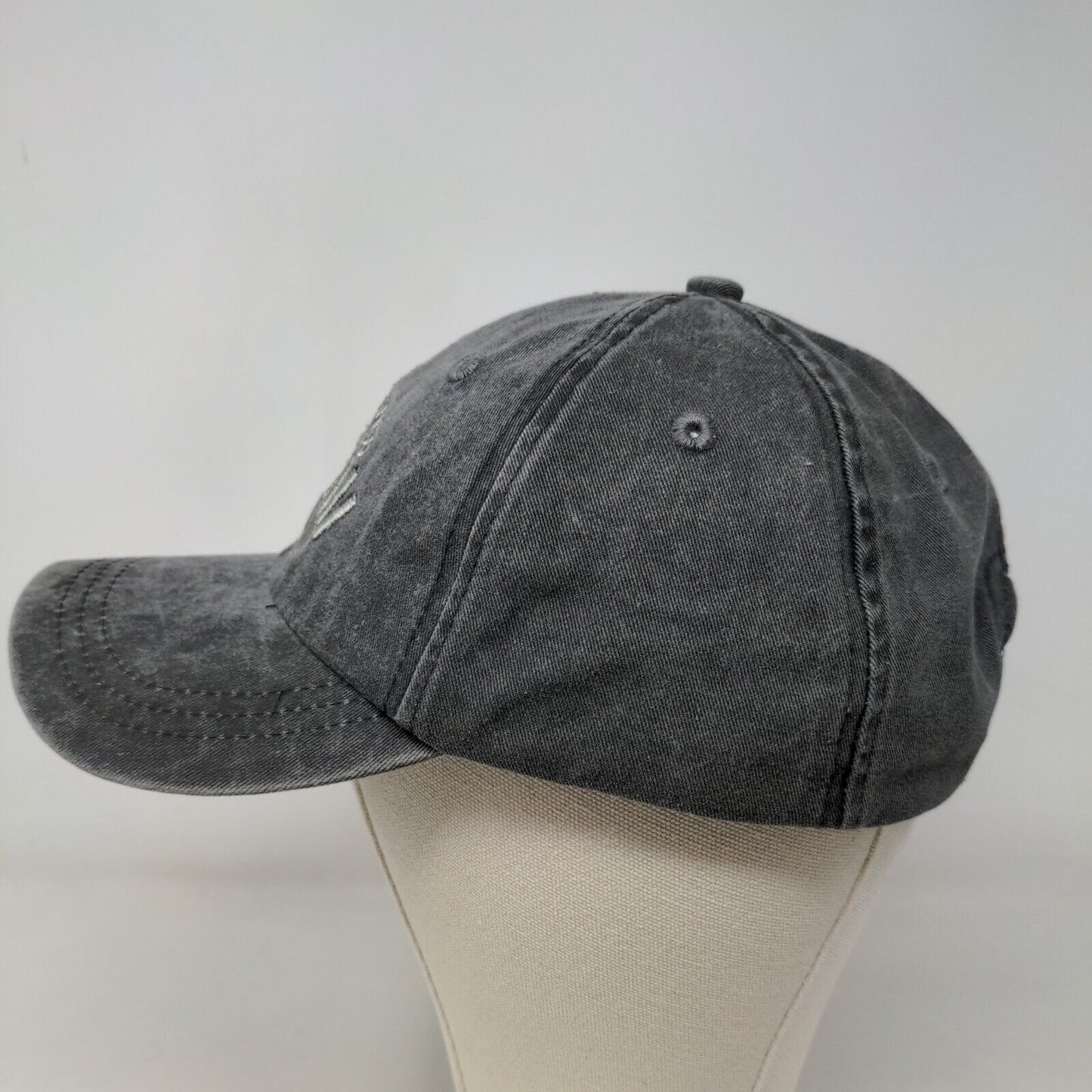 Unbranded Men's Slideback Hat Gray Adjustable Embroidered Hawaii Logo 1959