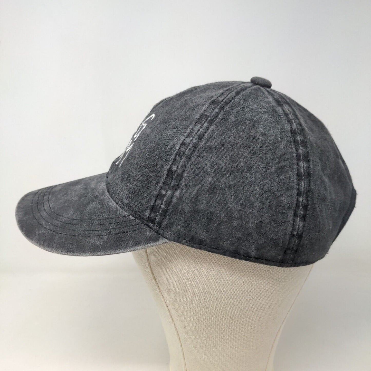 David & Young Women's Slideback Hat Gray OSFM Dog Mom Embroidered Logo