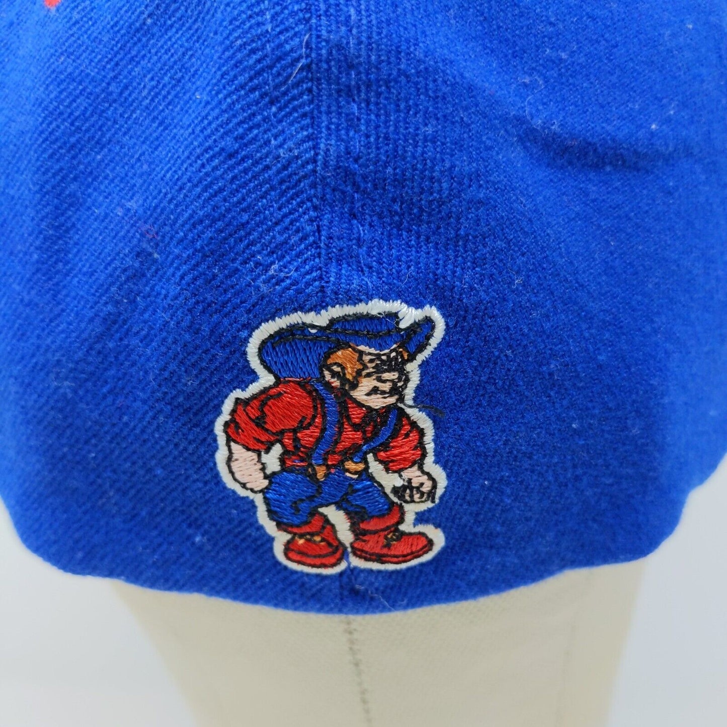 Prep Gear Fitted Hat Red White Blue Size S/M Embroidered P Logo