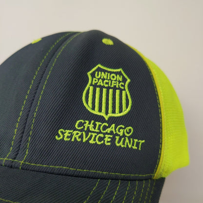 Union Pacific Railroad Chicago Service Unit Hat Size L/XL 7-3/8 - 8 Embroidered