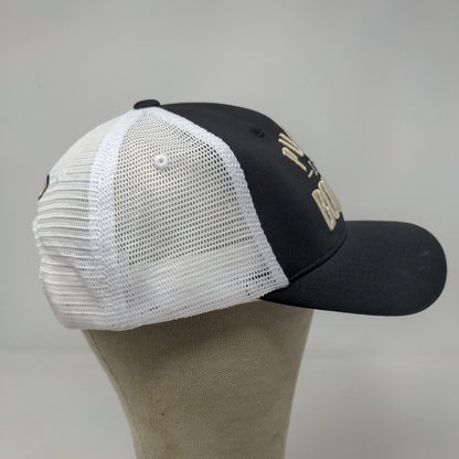 Top of the World Men's Snapback Mesh Back Purdue Boilermakers Hat Black White