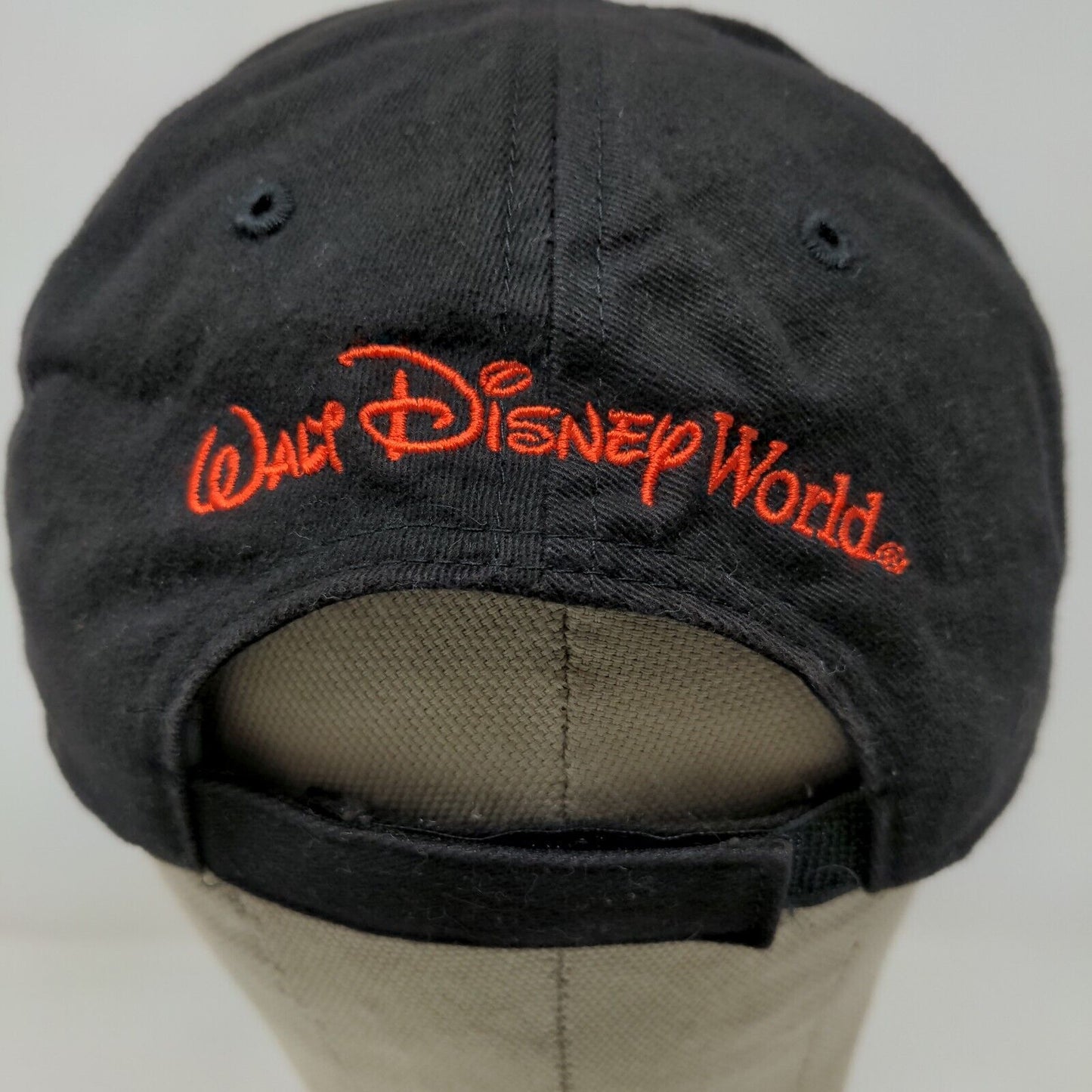 Walt Disney World Kids Strapback Hat Black Red Embroidered Mickey Mouse