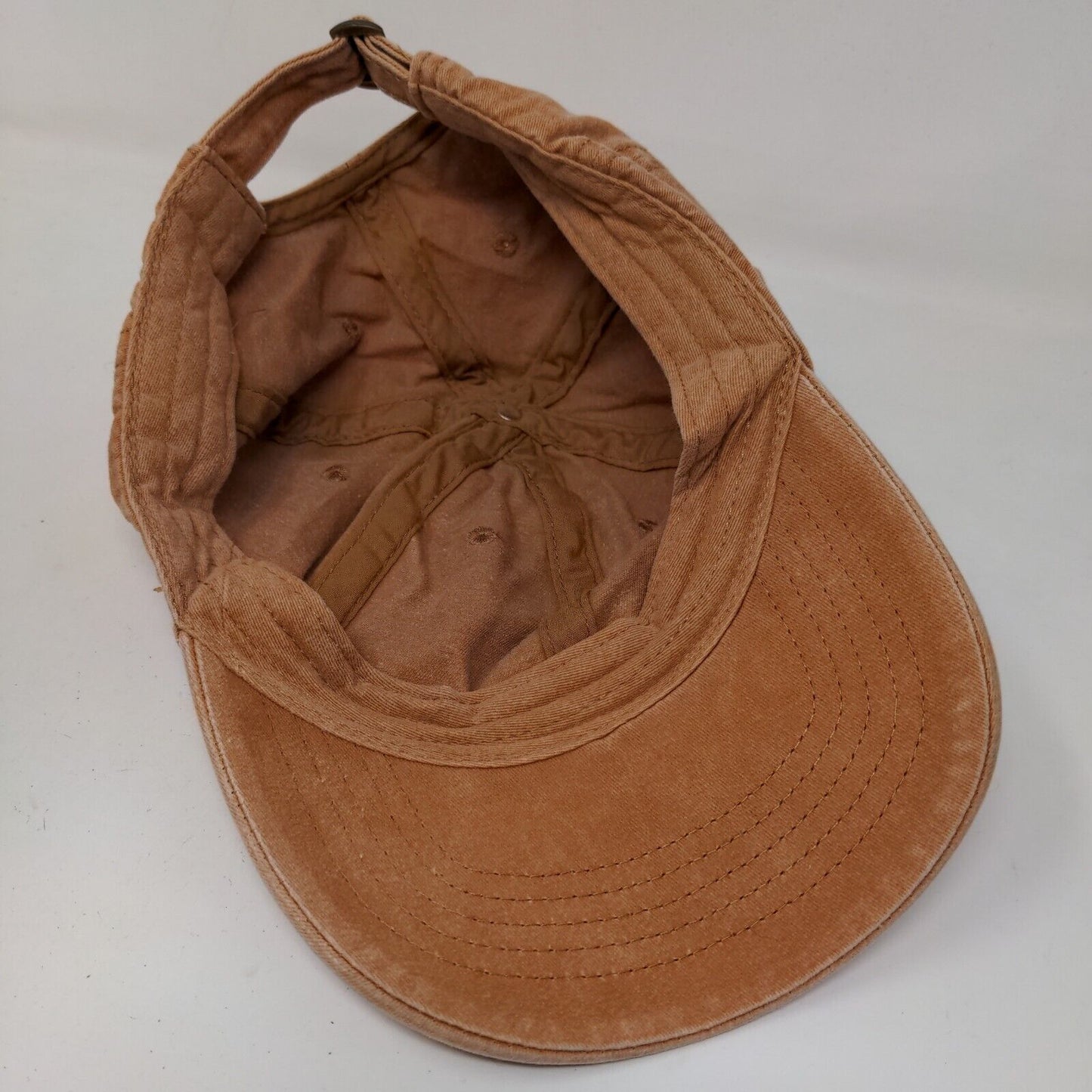 Unbranded Men's Slideback Hat Brown Size OSFM Blank 100% Cotton