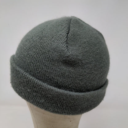 The Flash Boys Knit Beanie Hat Gray Embroidered Logo DC Comics