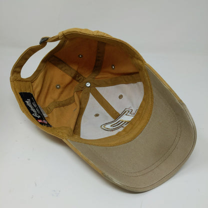 Captivating Headgear Purdue Boilermakers Embroidered Slideback Hat Tan