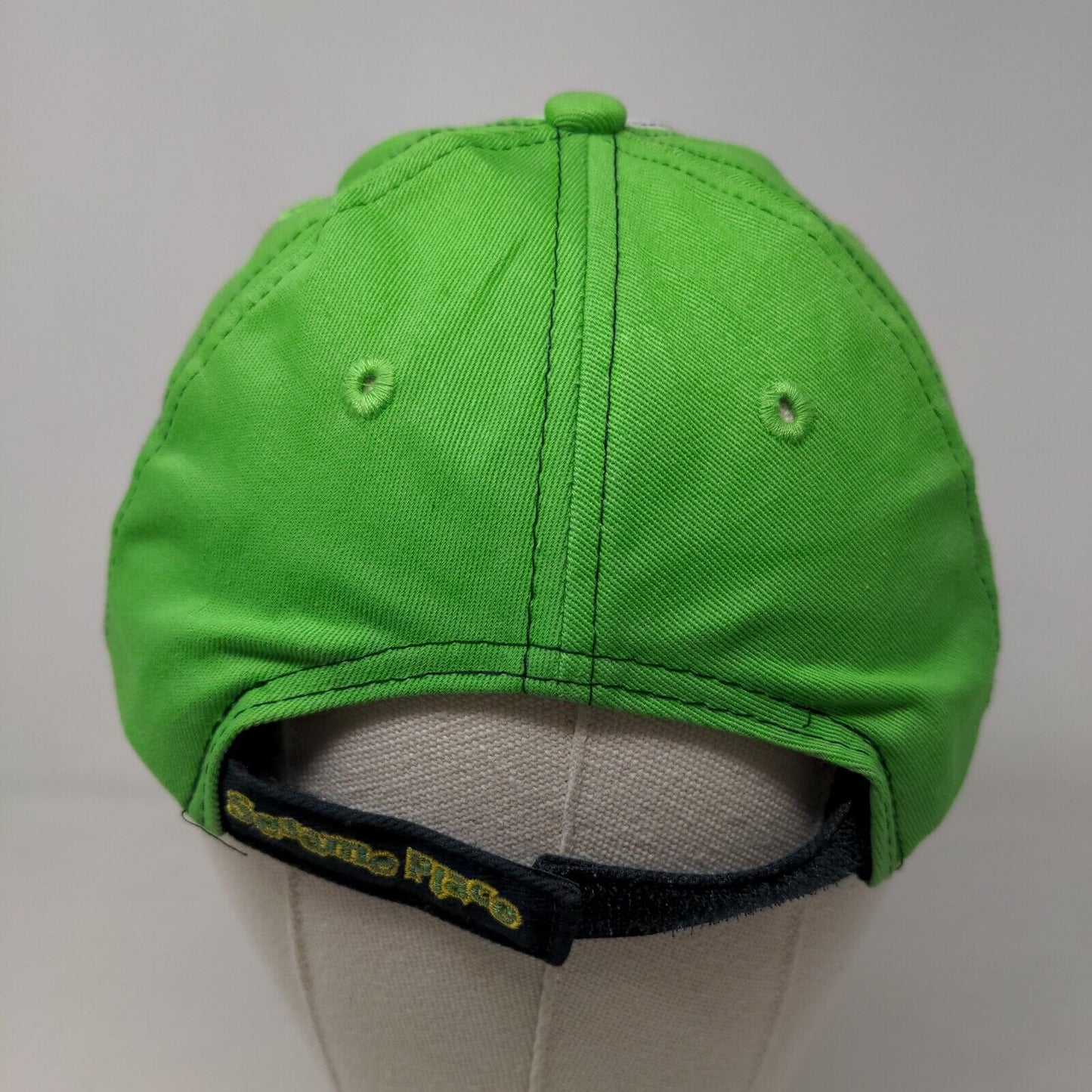 Sesame Place Boy's Strapback Hat Green Seaword 2014 Cotton Poly Blend