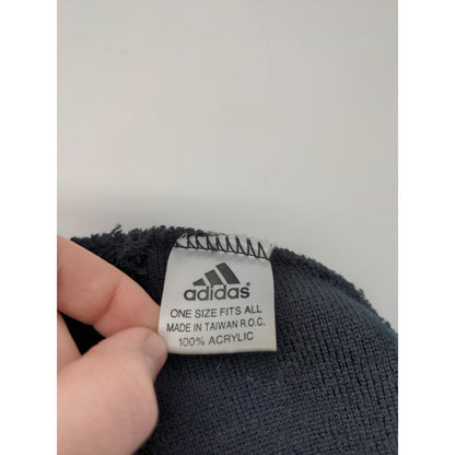 Adidas Beanie Hat OSFA Black Embroidered Logo Soft 100% Acrylic