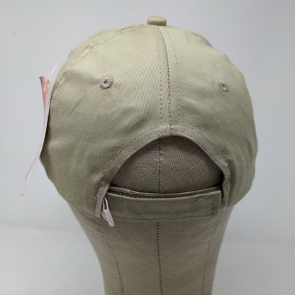 Collegiate USA Men's Strapback Hat United Rentals Tan Embroidered Logo W/Tags