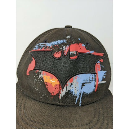 Dark Knight Rises Movie Hat Bat Patch Graphic Snapback Adjustable Black