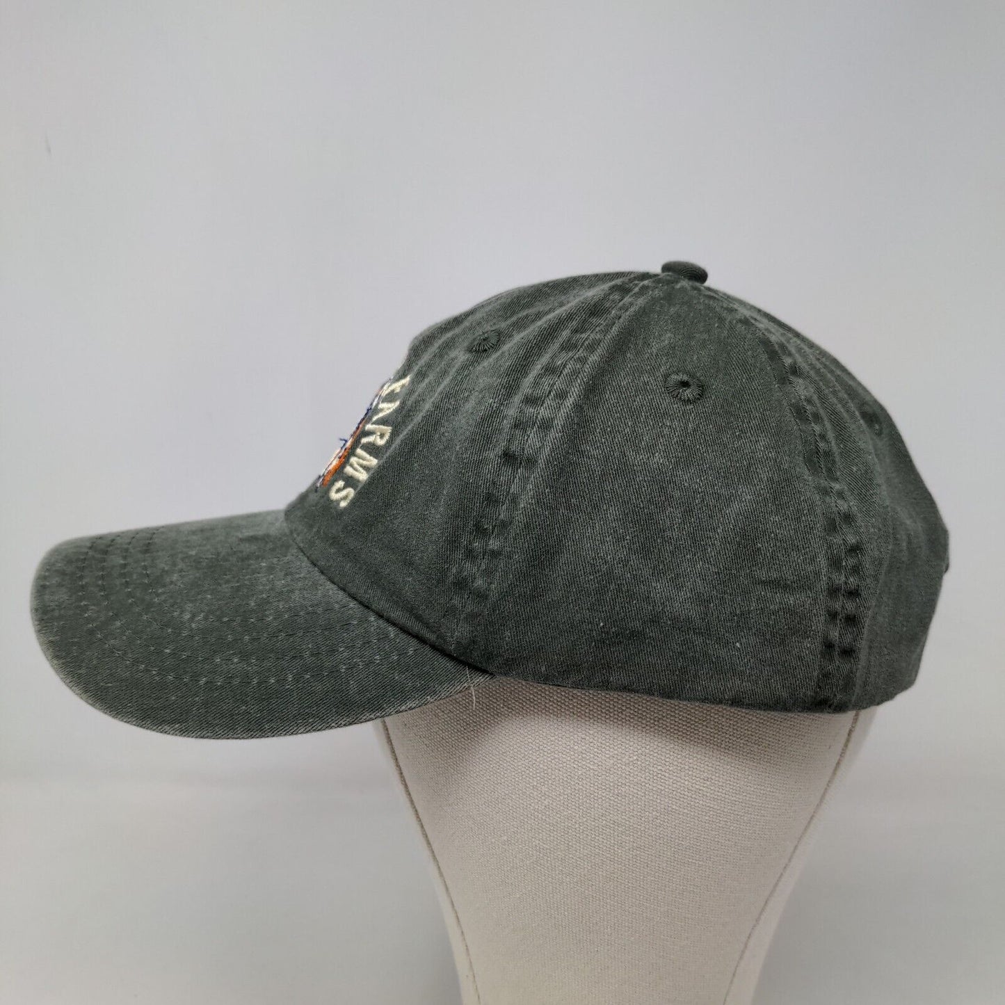 Port & Company Men's Slideback Hat Green Adjustable Green Top Farms Logo