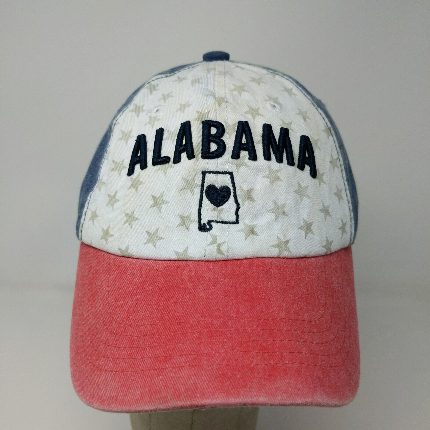 Home Free Men's Alabama Slideback Hat Red White Blue OSFM Embroidered Logo