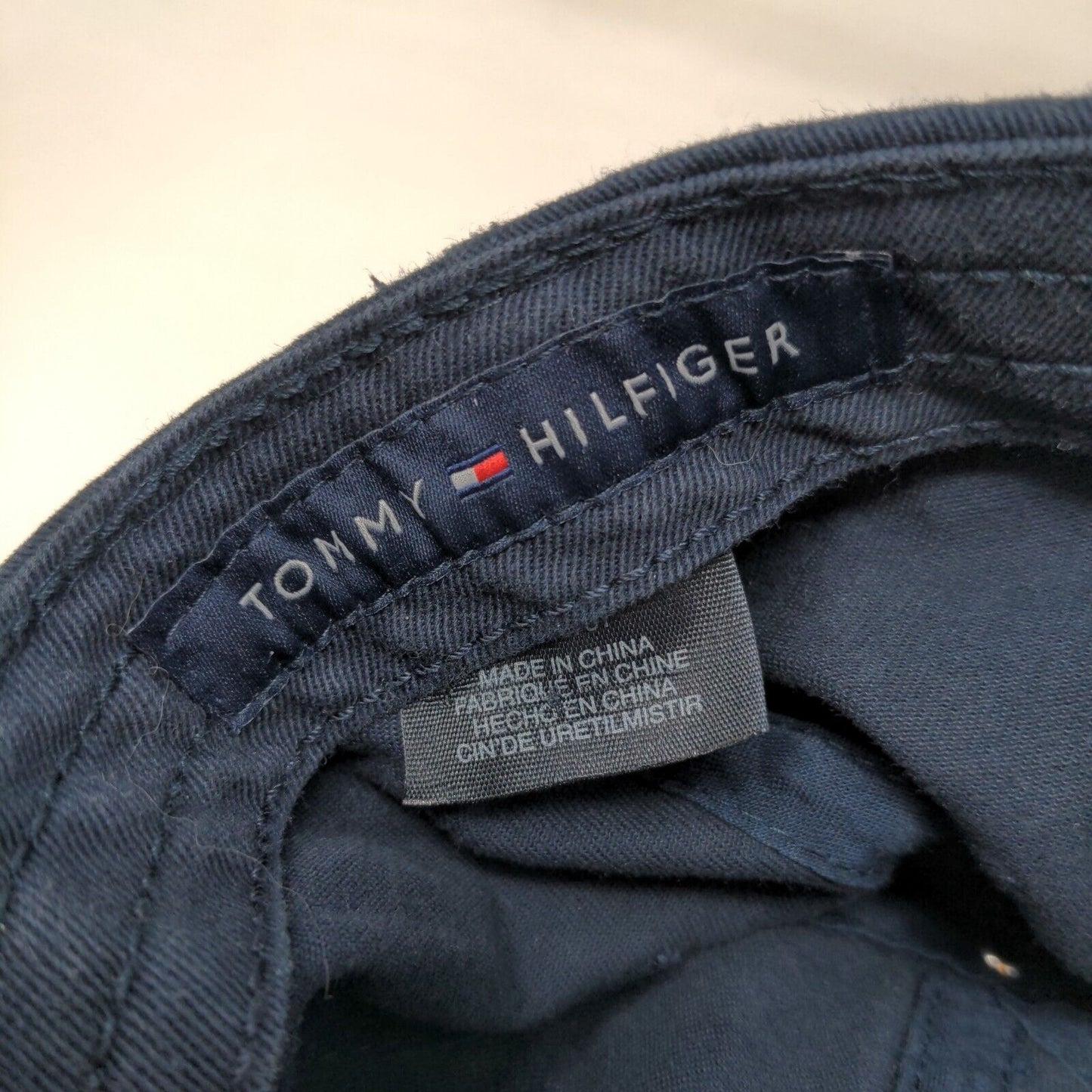 Tommy Hilfiger Men's Slideback Hat Blue Size OS Embroidered Logo