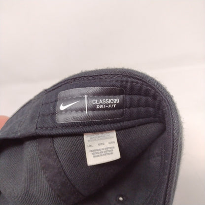 Nike Classic 99 Drifit Hat Size L/XL Black Embroidered Z Soccer Logo