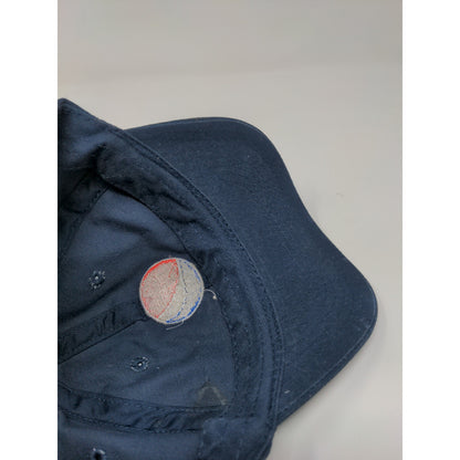 Port and Company Pepsi Slideback Hat Embroidered Logo Spell Out Blue