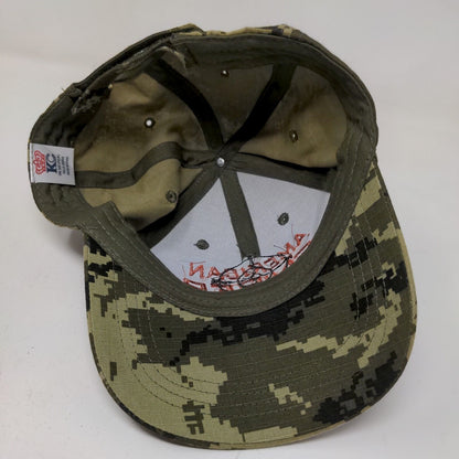 KC Men's American Sniper Camo Hat Green OSFA Embroidered Logo