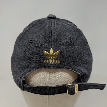 Adidas Men's Slideback Hat Gray OSFW Embroidered Gold Trefoil Logo