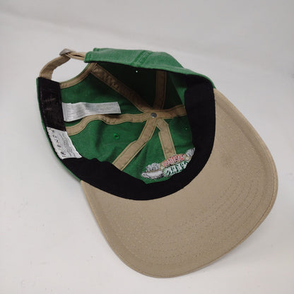 F.R.I.E.N.D.S. Central Perk Slideback Hat Embroidered Logo Green Tan Coffee