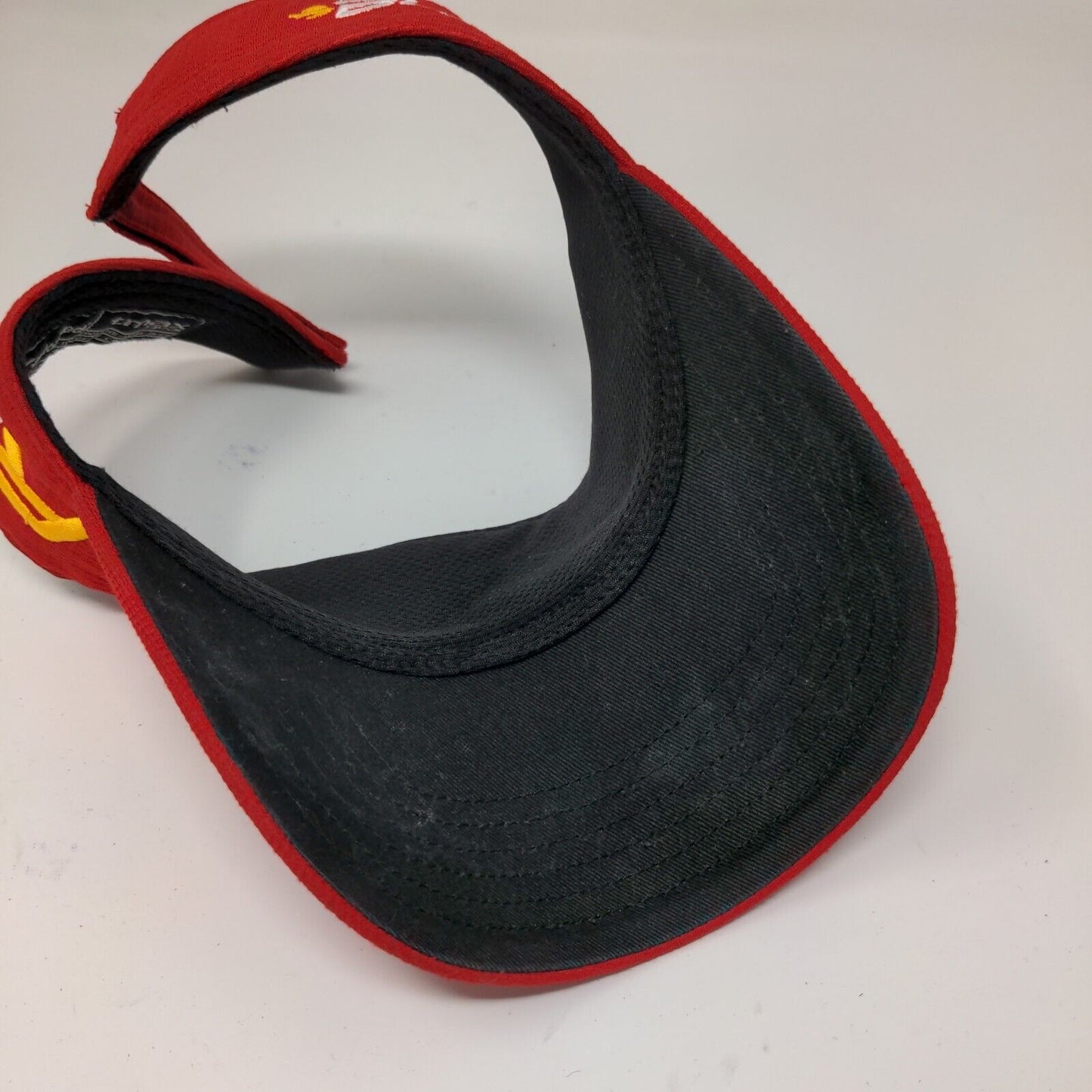Taylor Made R9 Burner TMax Gear Sun Visor Hat Red OSFA Embroidered Logo Golf