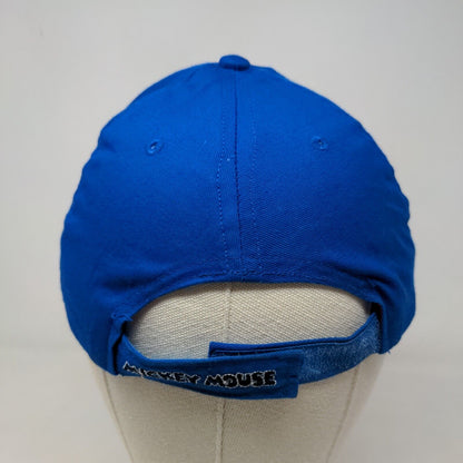 Disney Boy's Strapback Hat Blue Adjustable Embroidered Mickey Mouse Logo