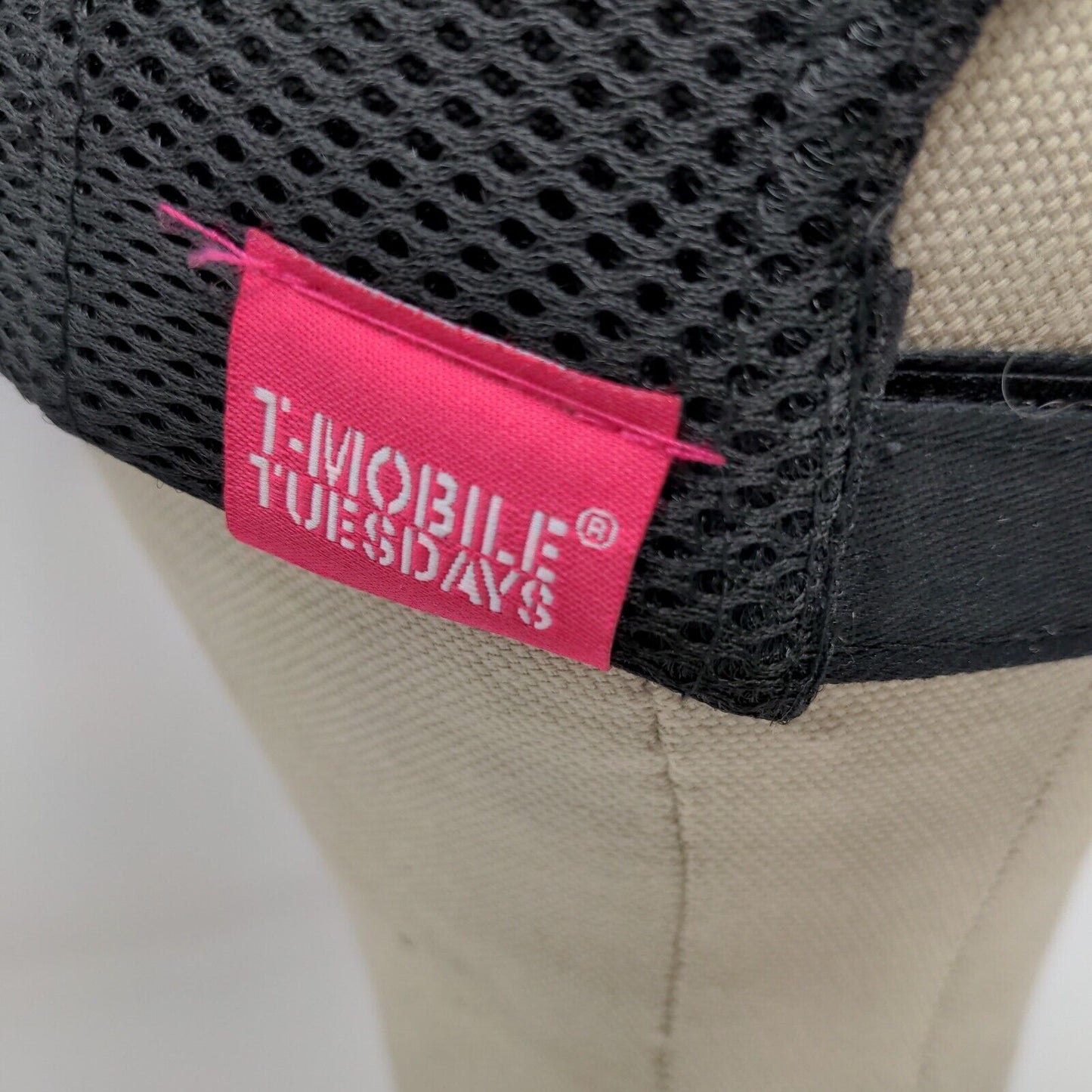 T Mobile Tuesdays Cell Phone Black Pink Adjustable Hat Embroidered OSFA Logo