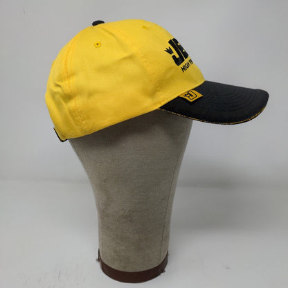 JEGS High Performance Strapback Hat Black Yellow Adjustable Embroidered Logo