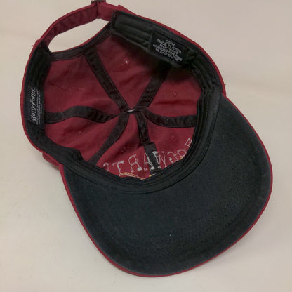 Harry Potter Men's Slideback Hat Red OSFM 14+ Embroidered Hogwarts Alumni Logo