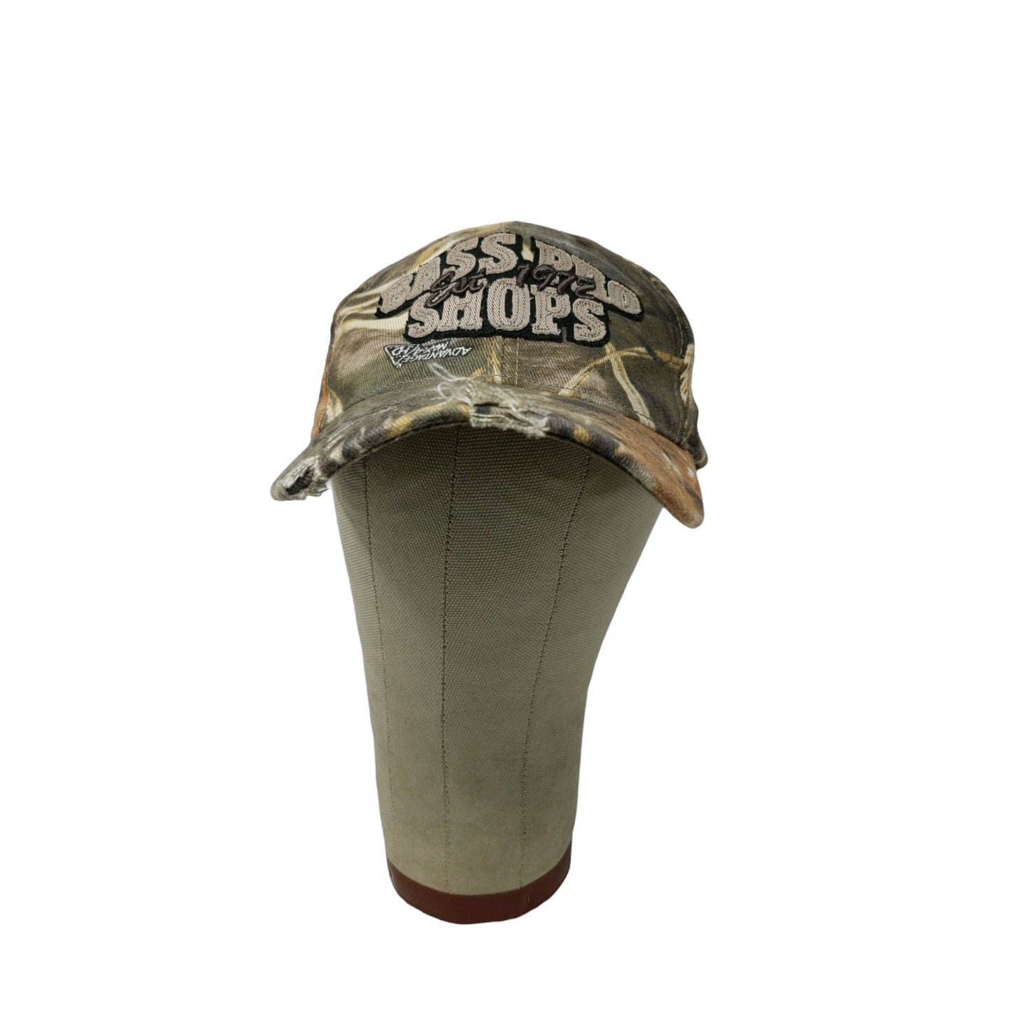 Bass Pro Shops Camo Strapback Hat OSFM Advantage Max 4 HD Camouflage Green Brown