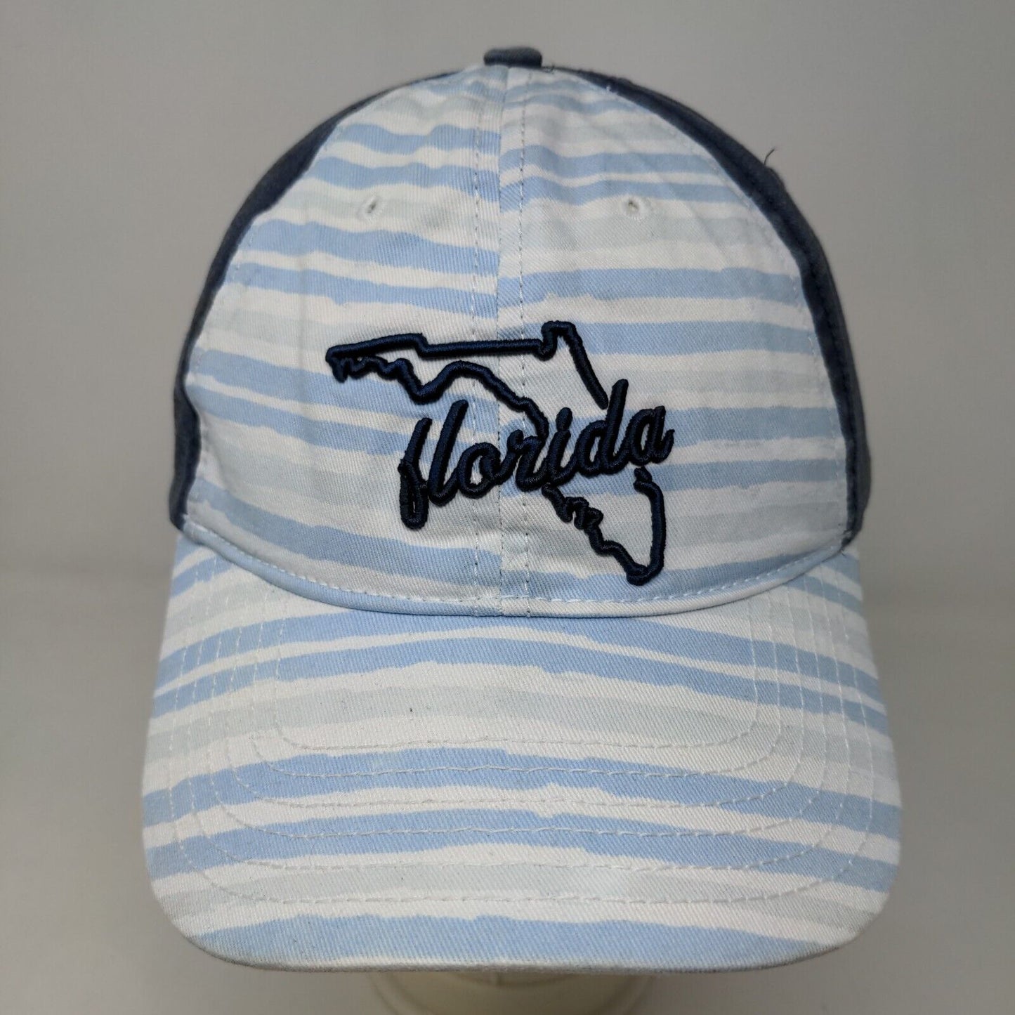 Home Free Men's Slideback Hat Blue White OSFM Embroidered Florida Logo