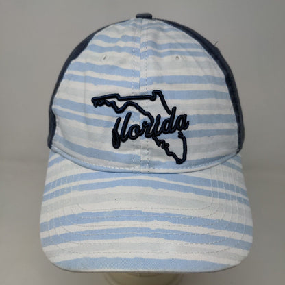 Home Free Men's Slideback Hat Blue White OSFM Embroidered Florida Logo
