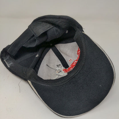New York Strapback Baseball Hat Black Adjustable Embroidered Logo