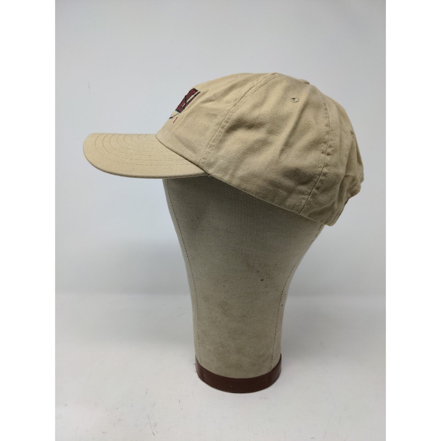 Indiana Football Slideback Hat DeLong Size M-L Brown Tan Embroidered