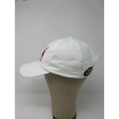 Vintage Mountain Dew NCAA Final Four 1998 Hat Embroidered Logo Slideback White